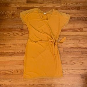 Santorini Yellow Tied Dress